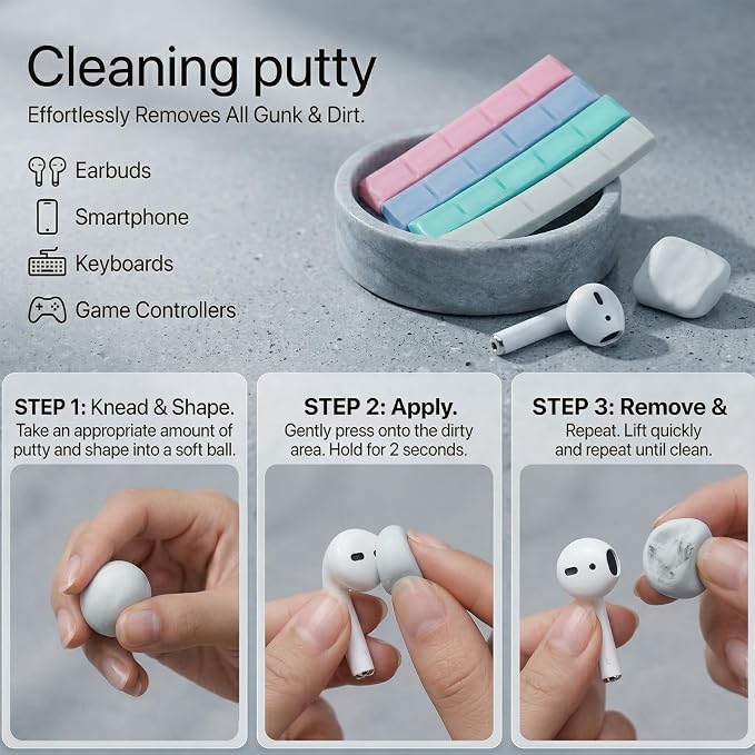 Airpod Cleaner Kit 4-in-1 Cleaning Pen - Image 3