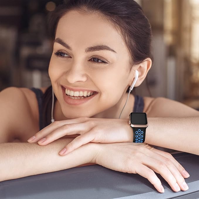 Lerobo Bands Compatible with Apple Watch Band 45mm 44mm 42mm 46mm 49mm Women Men - Image 3