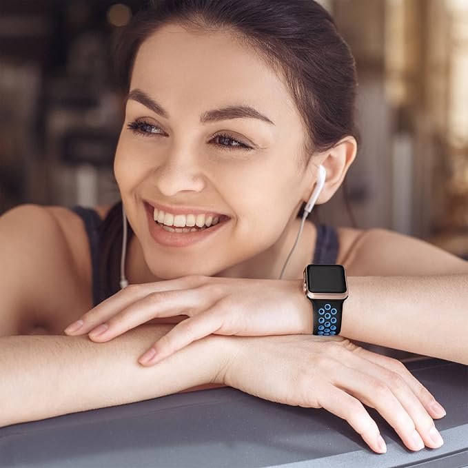 Lerobo Bands Compatible with Apple Watch Band 40mm 38mm 42mm 41mm Women Men - Image 3