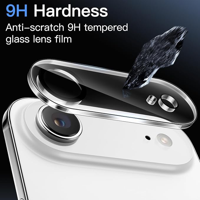 JETech Camera Lens Protector for iPhone Air, 9H Tempered Glass, Anti-Scratch - Image 4