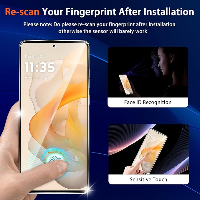 Designed for Motorola Moto G Stylus 5G 2024 Tempered Glass Screen Protector + - Image 4