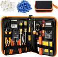 LEATBUY Network Crimp Tool Kit for RJ45/RJ11/RJ12/CAT5/CAT6/Cat5e/8P, by Unknown