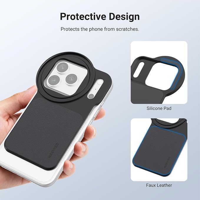 NEEWER 6.9" Magnetic Phone Lens Filter Mount Adapter Backplate Accessories & - Image 7