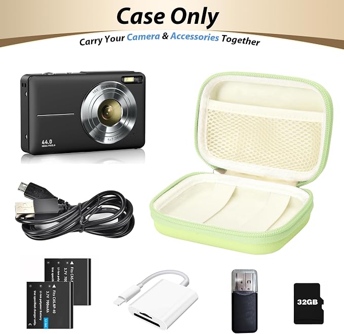 Digital Camera Case for CAMKORY, KODAK PIXPRO FZ45/FZ55, Canon IXUS 285 HS - Image 4