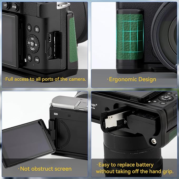 Haoge HG-S9-G Handle HandGrip for Panasonic LUMIX S9 Camera Body S9K L-Shape - Image 3