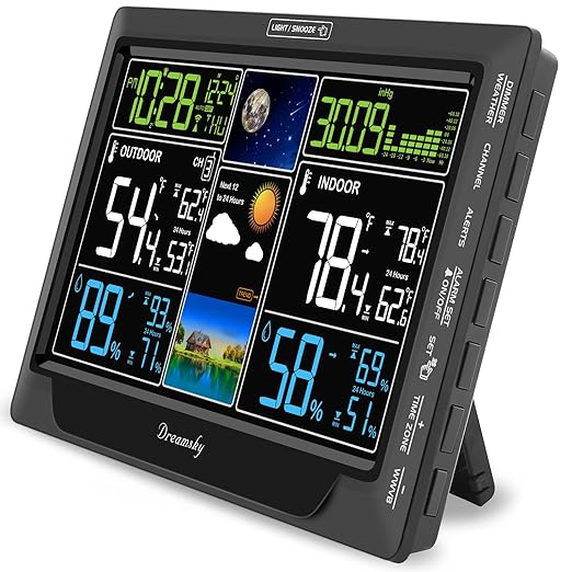 DreamSky Weather Station Indoor Outdoor Thermometer Wireless by DreamSky