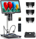 TOMLOV TriL110 3-Lens Digital Microscope: 10.1" 2500X 2K HD Coin Microscope by TOMLOV-MoreThanAMicroscope