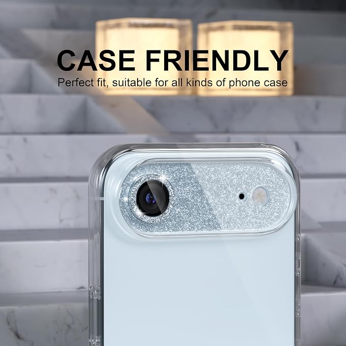 Choiche Compatible for iPhone 17 Air Camera Lens Protector, Bling Camera Cover - Image 4