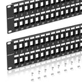 Sokqovt 48 Port Blank Keystone Patch Panel by Unknown