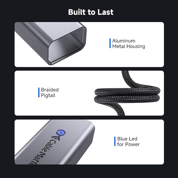 Cable Matters USB C to Ethernet Adapter, Gigabit Ethernet to USB C Network - Image 5