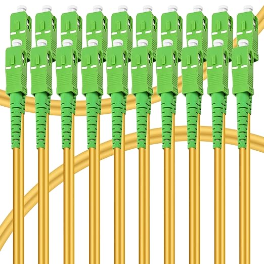 20Pack - 30m SC/APC to SC/APC Fiber Optic Internet Cable, Single Mode Patch by Bangun