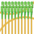 20Pack - 2m SC/APC to SC/APC Fiber Optic Internet Cable, Single Mode Patch Cable by Bangun