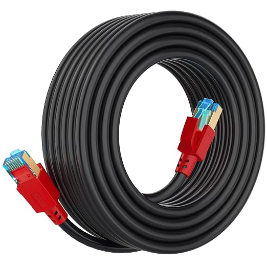 AOPOCKAN TECH Cat 8 Ethernet Cable 200 FT, Long Ethernet Cable Shielded Heavy by AOPOCKANTECHEthernetCables