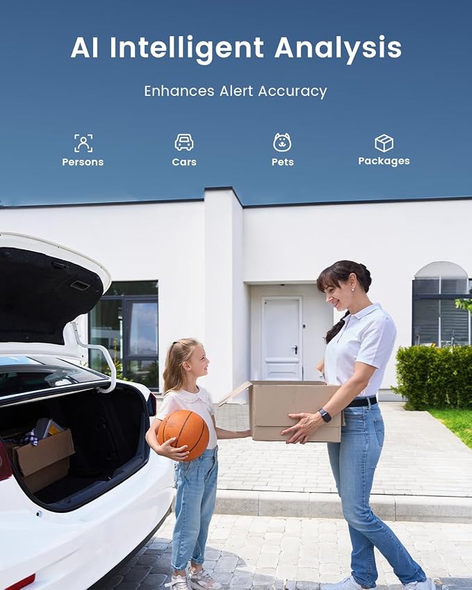 ieGeek Outdoor Camera Wireless Home Security Cameras Pan Rotating 180° - Image 5