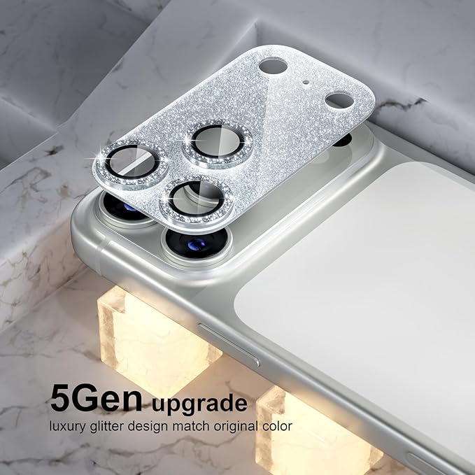 Choiche Compatible for iPhone 17 Pro Max Camera Lens Protector, Bling Camera - Image 7