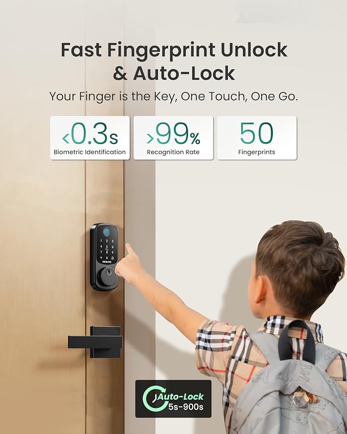 DESLOC B200 Fingerprint Smart Lock - Image 4