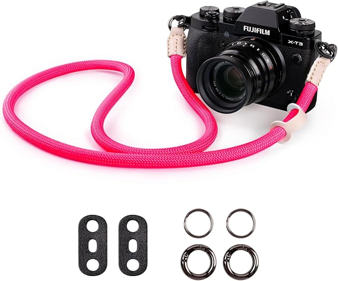 VOVMOEYA Nylon Braided Camera Rope Strap, Camera Neck Shoulder Strap by VOVMOEYA