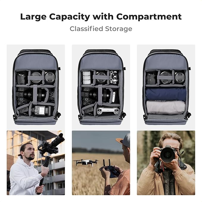 K&F CONCEPT Camera Backpack Shoulder Bag - Image 2