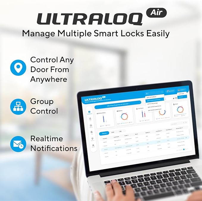 ULTRALOQ Latch 5 World's First Built-in WiFi Smart Lock - Image 6