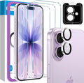 Fotbor Compatible with 3 Pack iPhone 17 Screen Protector With 1 Set Camera Lens by Fotbor
