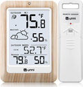 Indoor Outdoor Thermometer Wireless Weather Station, Temperature Humidity by UUNNI