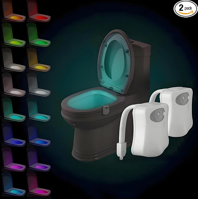 Toilet Night Light Motion Sensor by ZEZHOU