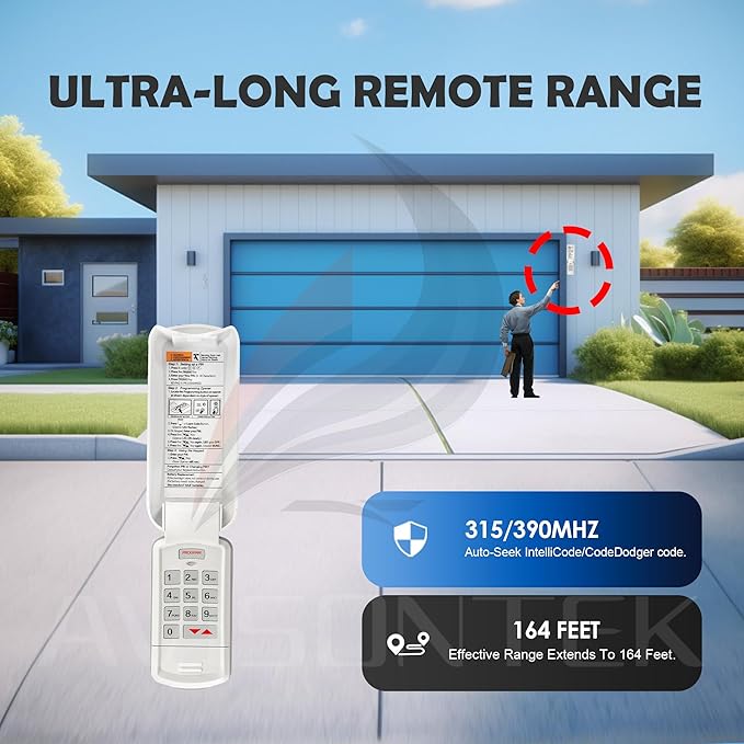 Avisontek GK-BX for Wireless Genie Garage Door Opener Keypad, Replacement for - Image 5