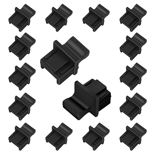 RJ45 Dust Covers Caps Ethernet Port Plugs Suitable - Image 3