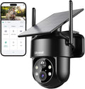 LITYMOL 2K 2.4g WiFi Security Cameras Wireless Outdoor, 360° View Solar Cameras by Unknown