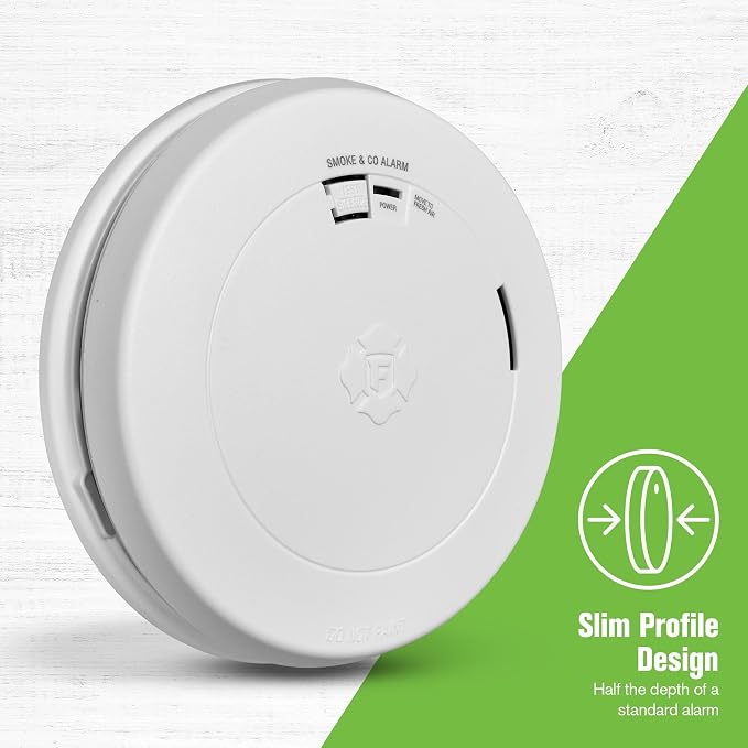 First Alert Combination Smoke & Carbon Monoxide Alarm, Battery-Operated Detector - Image 2