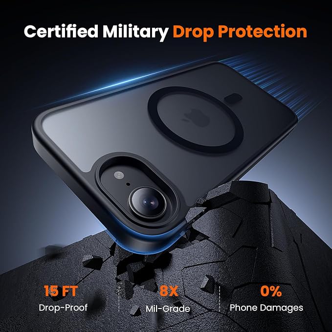 toushion 3 in 1 for iPhone 16E Case/iPhone 17E Case, Screen Protector*2 - Image 3