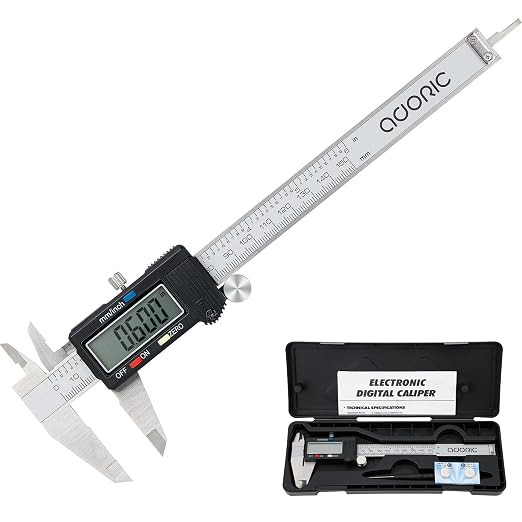 Adoric Digital Caliper, Electronic Digital Caliper Stainless Steel Body by ADORIC