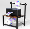 Label Holder for Rolls and Fan-Fold Labels, Sturdy Thermal Sticker Holder for by EnigmaSoul