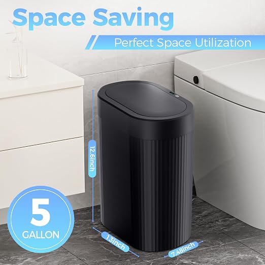 jinligogo 5 Gallon Bathroom Trash Can - Image 5
