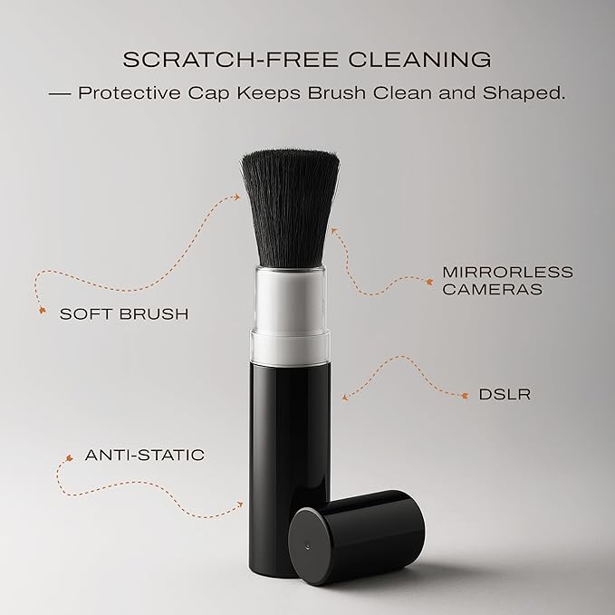C Coiro Camera Lens Cleaning Kit 7 in 1 – Lens Pen, Air Blower, Sensor Cleaning - Image 5