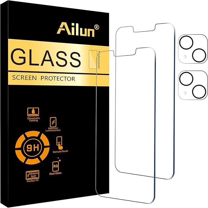 Ailun 2 Pack Screen Protector for iPhone 13 by Ailun
