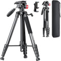 CAMBOFOTO 74"-Camera-Tripod, Porfessional Aluminum Heavy Duty Tripod Stand by CAMBOFOTO