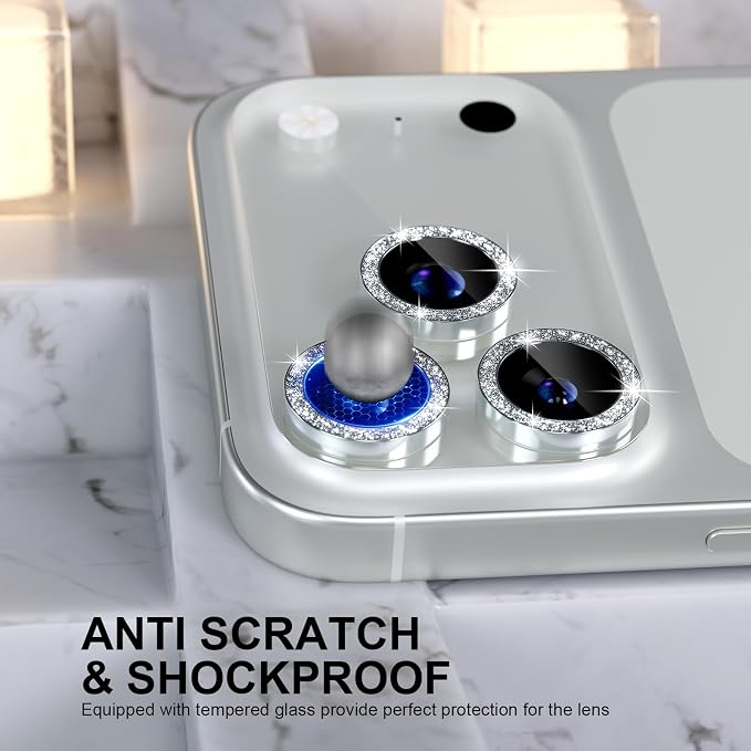 Choiche Compatible for iPhone 17 Pro/iPhone 17 Pro Max Camera Lens Protector - Image 4