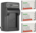 Kastar 3-Pack Battery & AC Wall Charger by Kastar