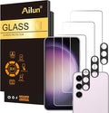 Ailun Screen Protector for Galaxy S23 3Pack + 3Pack Camera Lens Tempered Glass by Ailun
