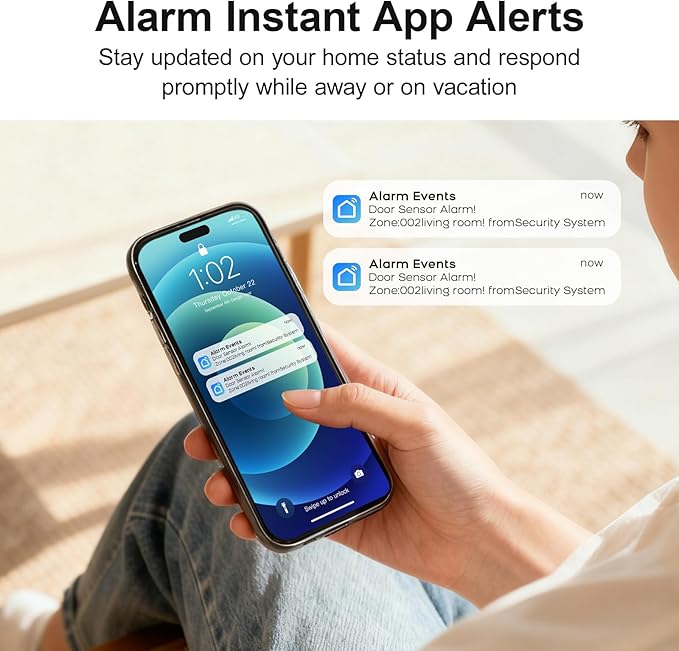 Wireless Alarm System for Home Security, WiFi+GSM/4G - Image 5