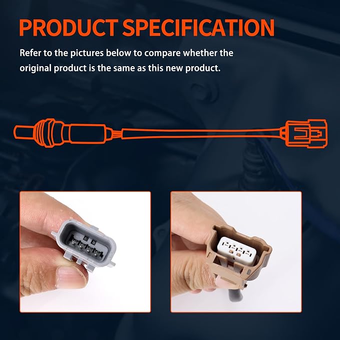 HiSport 250241107 25054102 Oxygen O2 Sensor Upstream Downstream 2PCS - Image 2