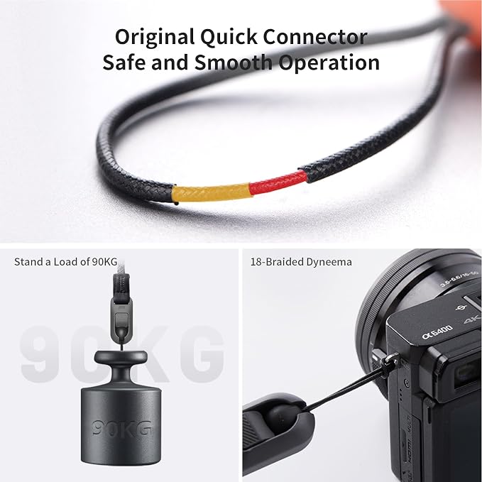 PGYTECH Camera Strap Air for Mirrorless Camera Shoulder Strap Adjustable Neck - Image 4