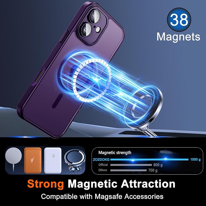 for iPhone 16 Case with Privacy Screen Protector and Camera Protection - Image 3