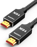 Capshi 16K HDMI Cable 2.2 6.6ft, 96Gbps High Speed Cord by Capshi