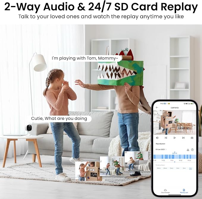 AOQEE 2K Cameras for Home Security-Outdoor/Indoor Camera for - Image 7
