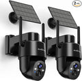 Armorcope 2Pack 2K HD Solar Security Cameras Wireless Outdoor, 360° PTZ View by Armorcope