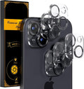 for 6 Pack iPhone 15 / iPhone 15 Plus Camera Lens Protector 9H Tempered Glass by Beuxece