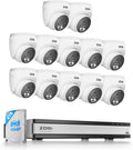 ZOSI C220 16CH 4K PoE Home Security Camera System, 16CH 8MP 4K NVR by ZOSI