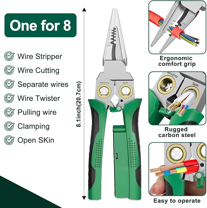 GADO Pro 8-in-1 Wire Stripper/Cutter - Image 5